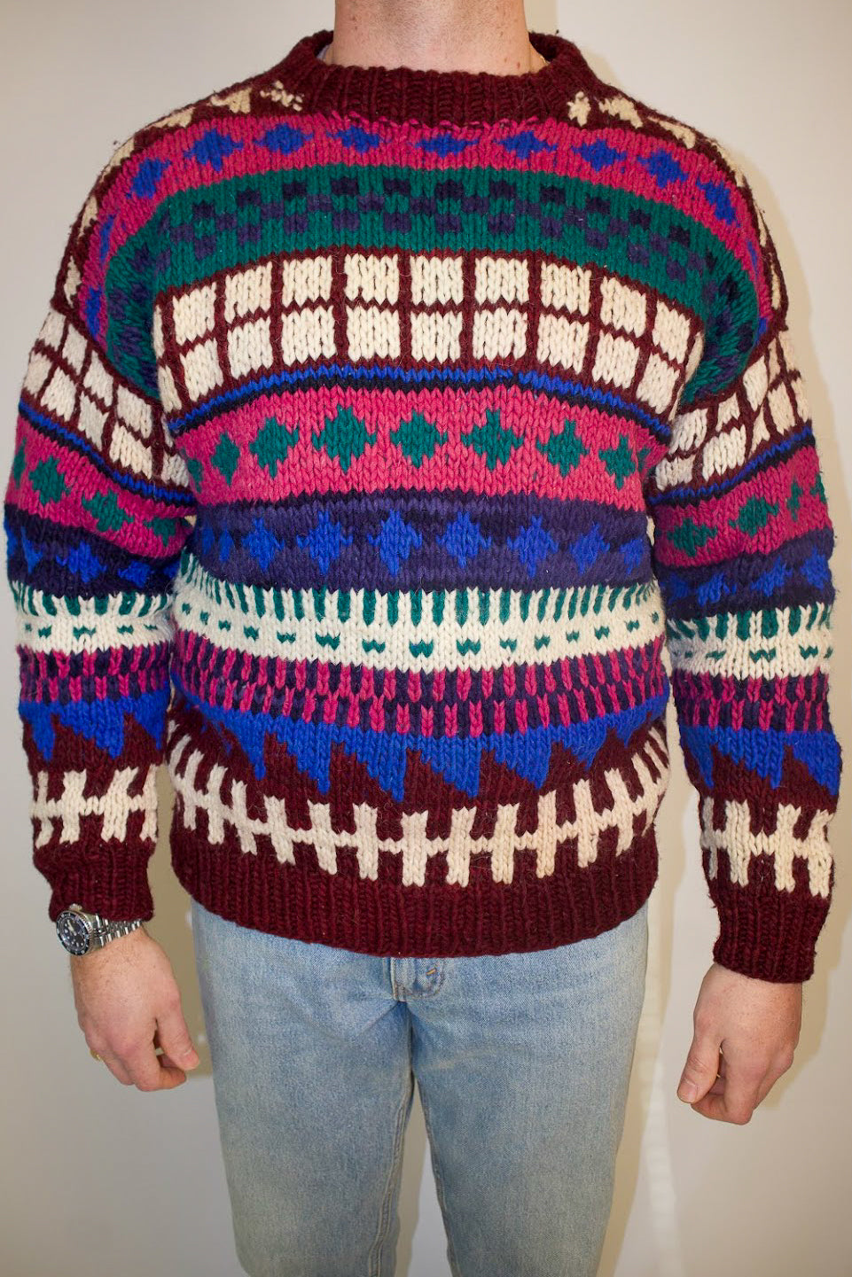 1A-184-CH Multicolour Apres Ski Knit