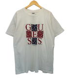 1A-1-CH White Guess Paisley Tee