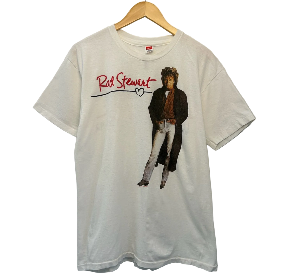 1A-7-CH Rod Stewart White Tee
