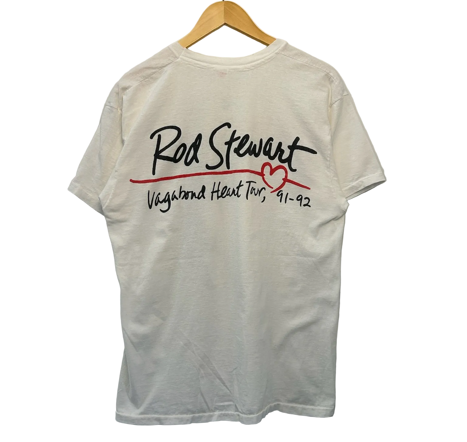 1A-7-CH Rod Stewart White Tee