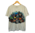 1A-164-CH Heather Grey Fish Reef Tee