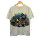 1A-164-CH Heather Grey Fish Reef Tee