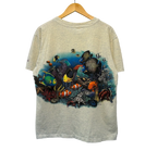 1A-164-CH Heather Grey Fish Reef Tee