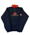 11-739-CH Navy Canada Quarter Zip Pullover