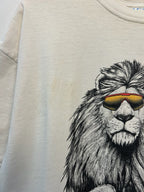 1A-10-CH Lion King White Tee