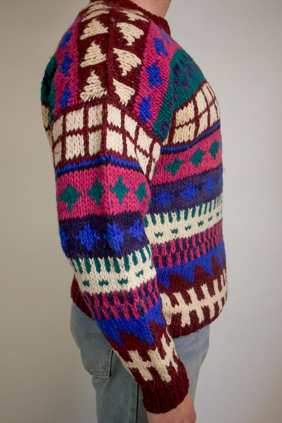 1A-184-CH Multicolour Apres Ski Knit