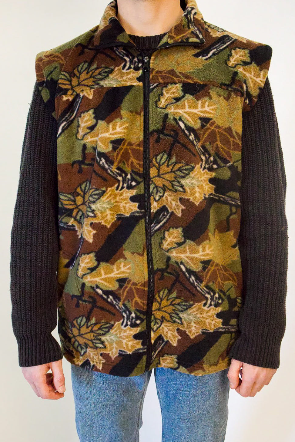 1A-117-CH Camo Fleece Vest