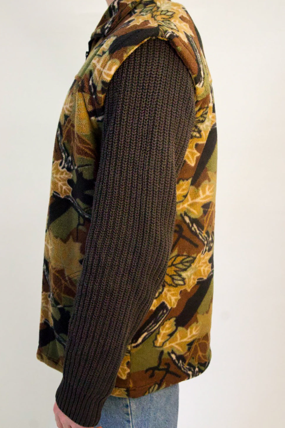 1A-117-CH Camo Fleece Vest