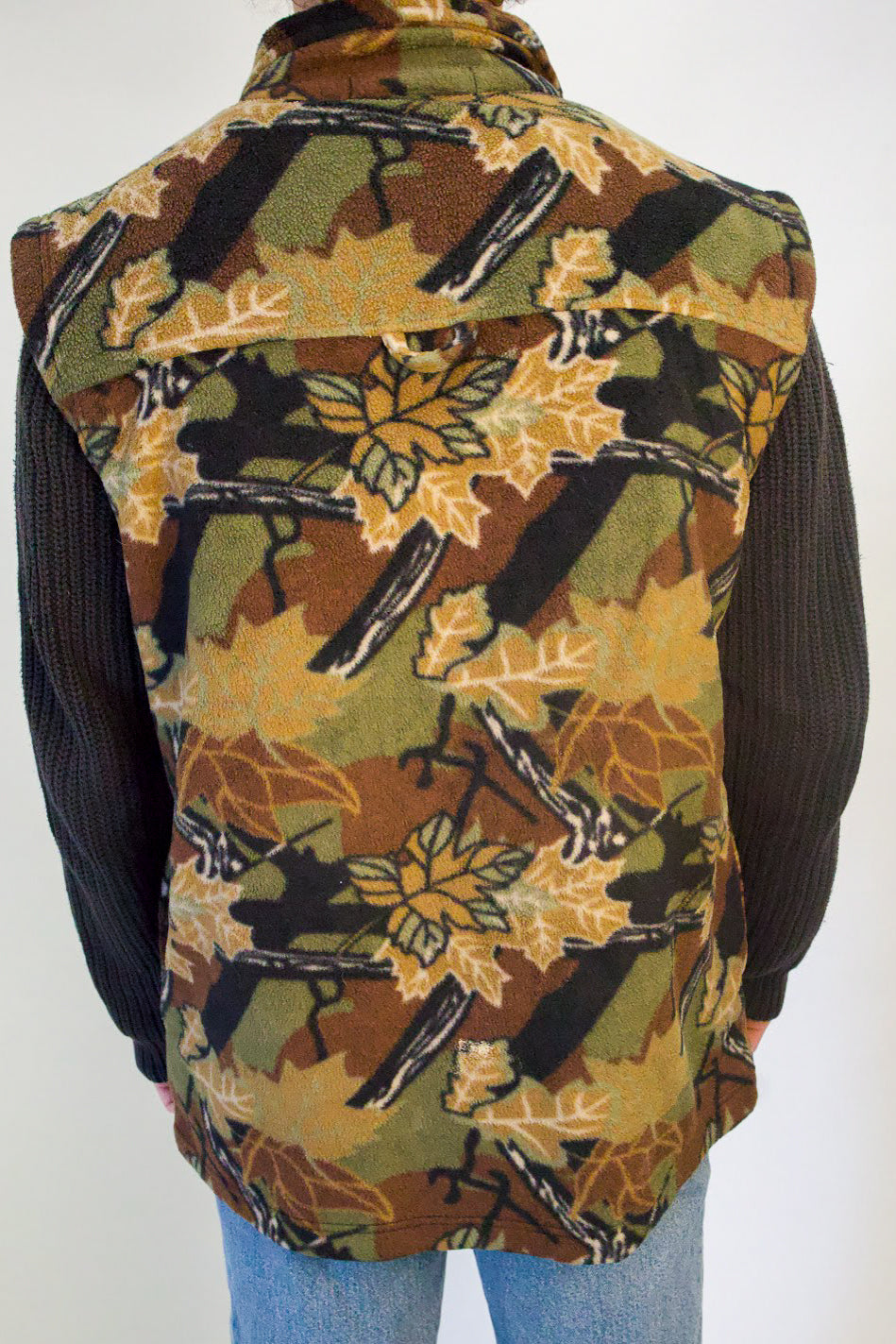 1A-117-CH Camo Fleece Vest