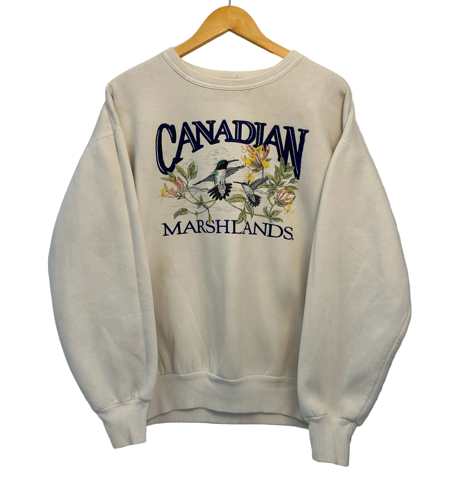 1A-149-CH Canadian Marshlands white sweatshirt