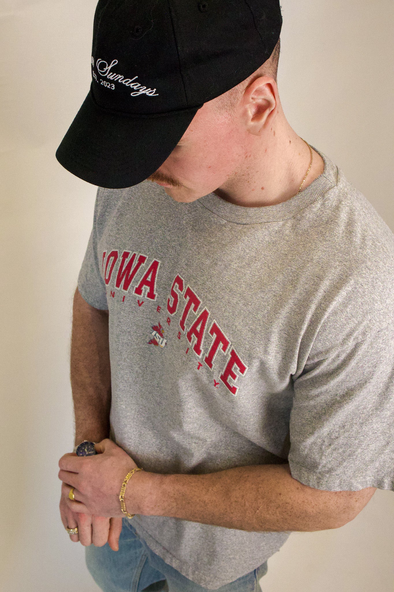 1A-34-CH Iowa State Grey Tee