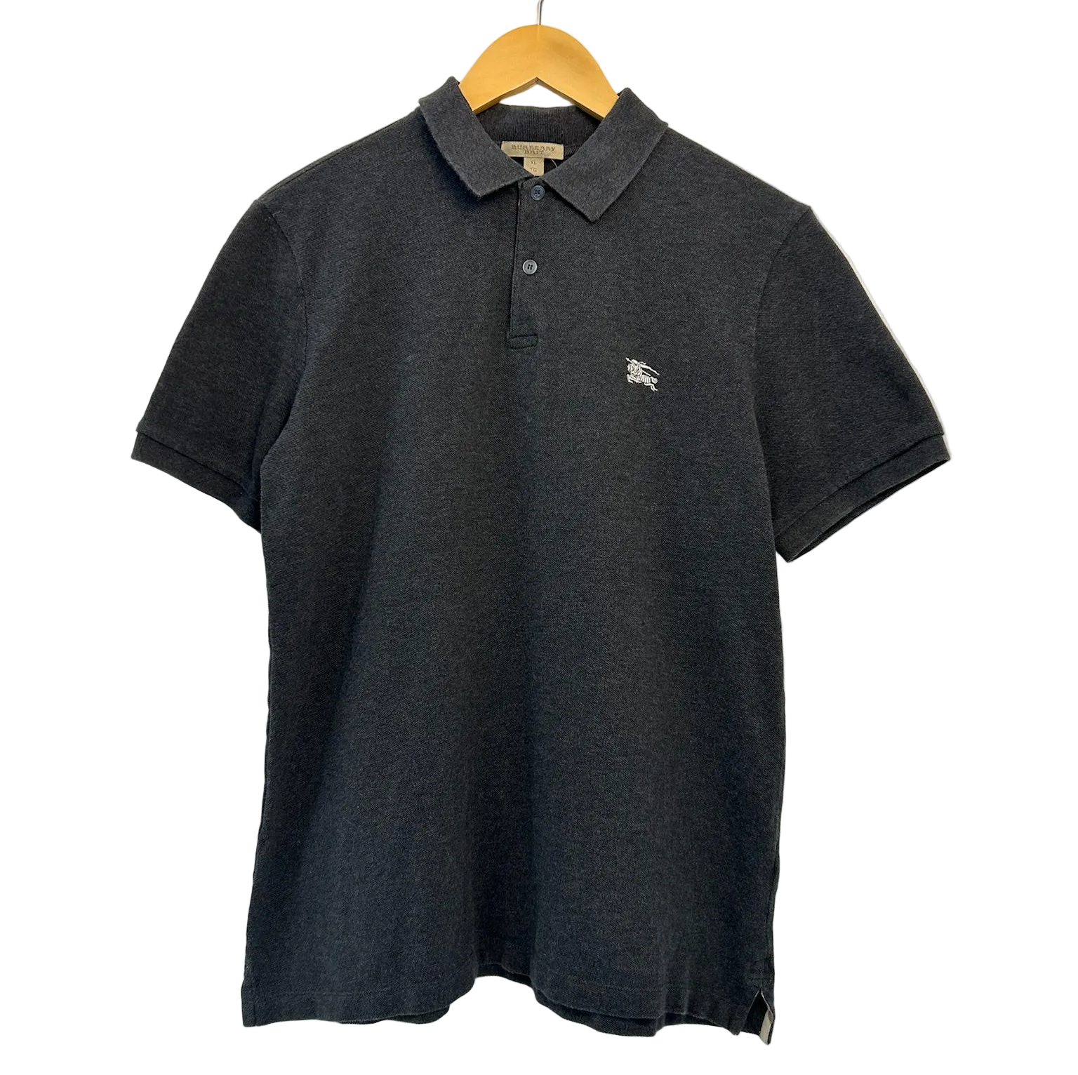 1A-135-CH Grey BB Collared Tshirt