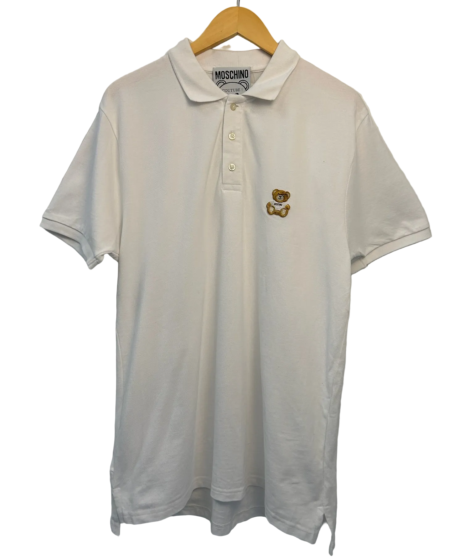 1A-130-CH Moschino White Polo