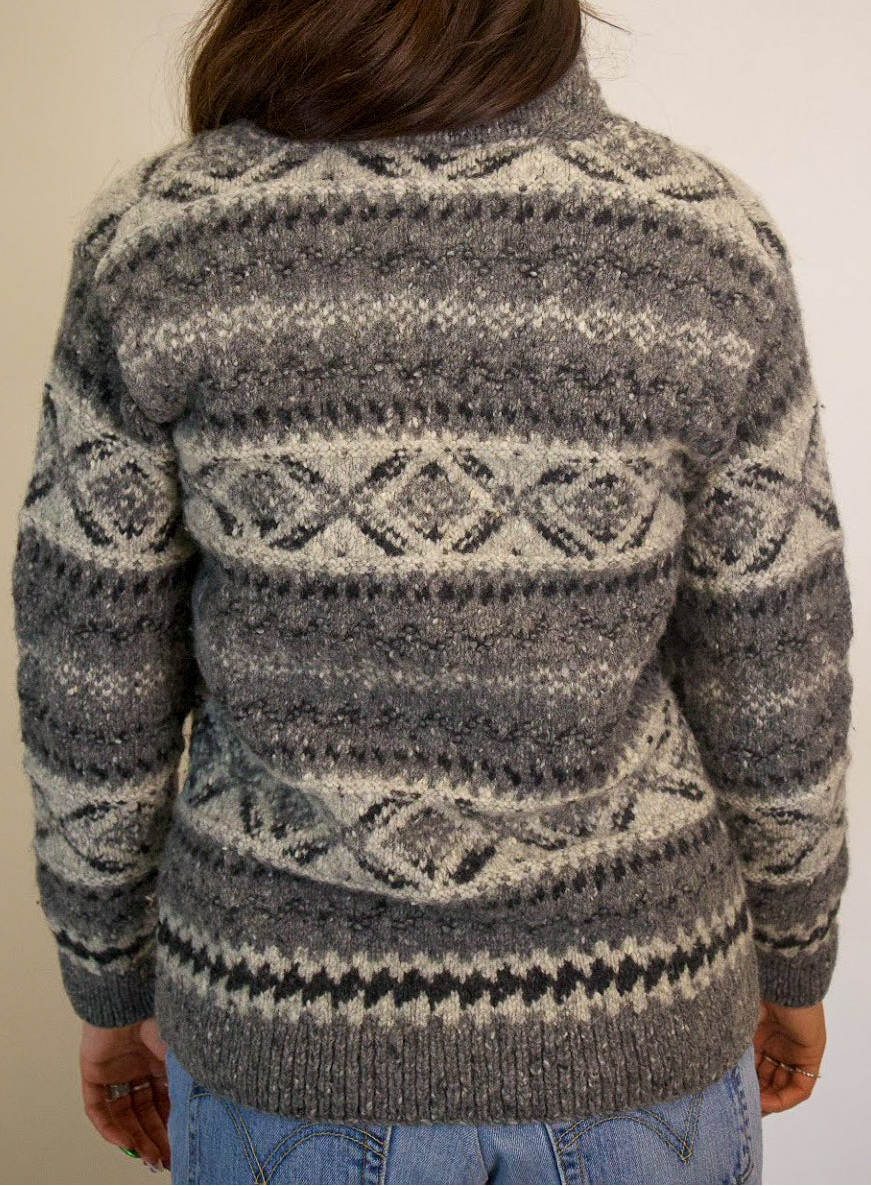 1A-108-CH Grey Ralph Lauren Wool Knit