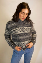 1A-108-CH Grey Ralph Lauren Wool Knit