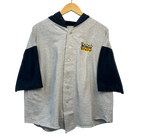 1A-113-CH Grey Wolverines Button Up
