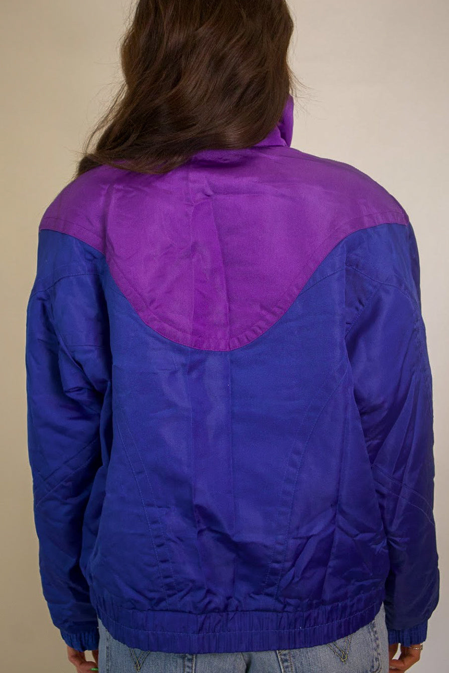 1A-206-CH Blue & Purple Sports Puffer