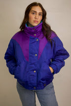 1A-206-CH Blue & Purple Sports Puffer