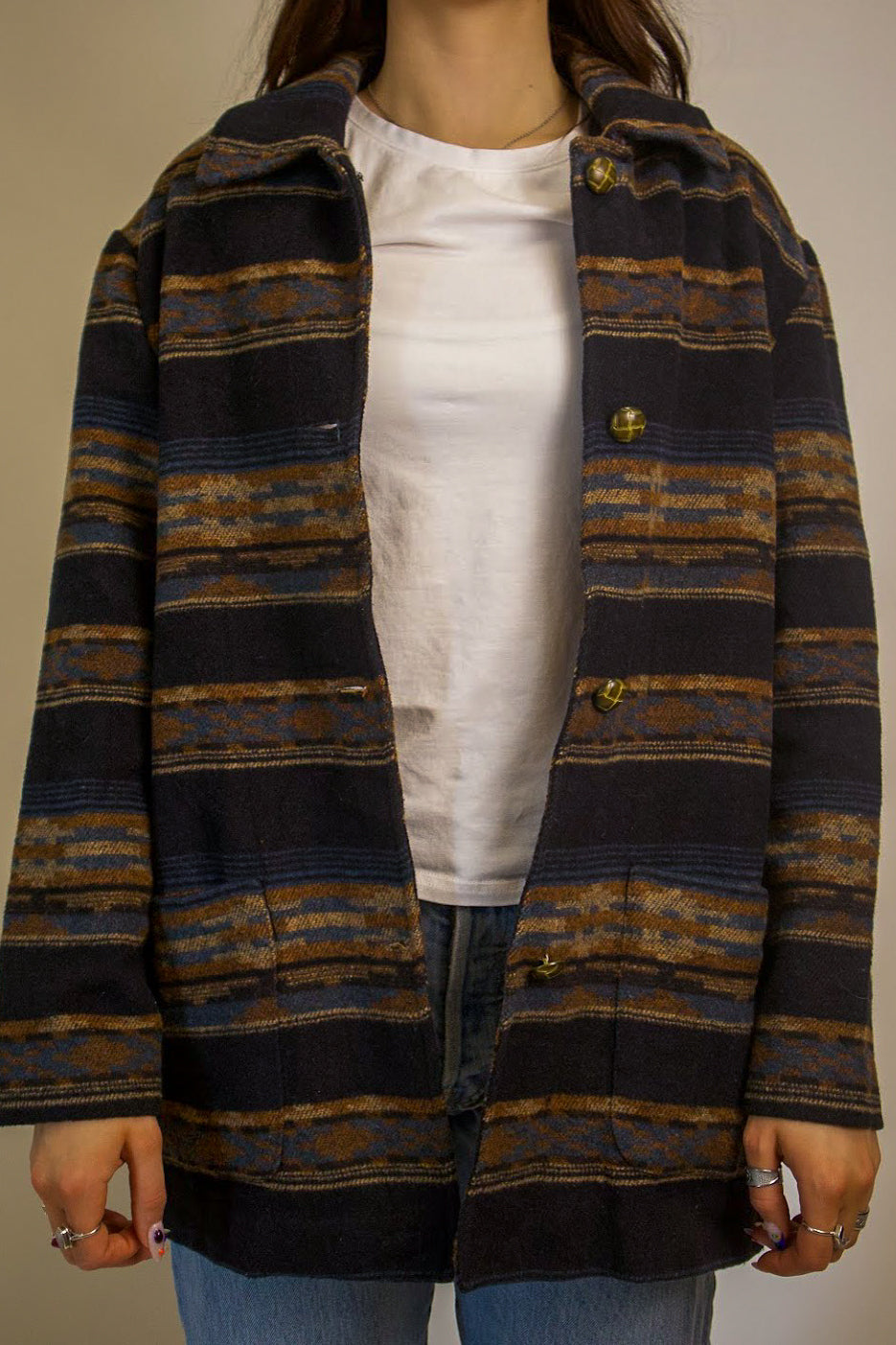 1A-118-CH Wool Shacket