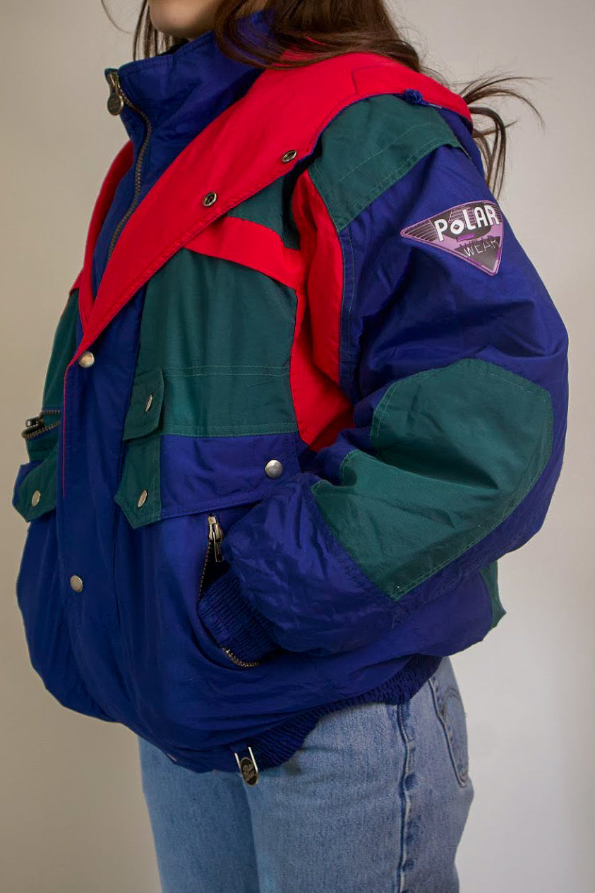 1A-207-CH Multi-Colour Sports Puffer