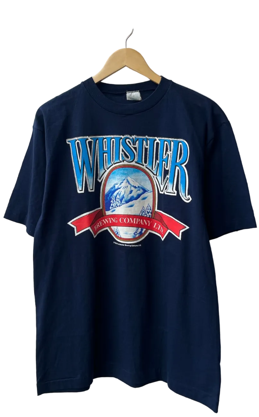 11-728-CH Navy Whistler Brewing Company Ltd. Graphic T-shirt