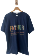 11-67-CH Navy Fathor Graphic T-shirt