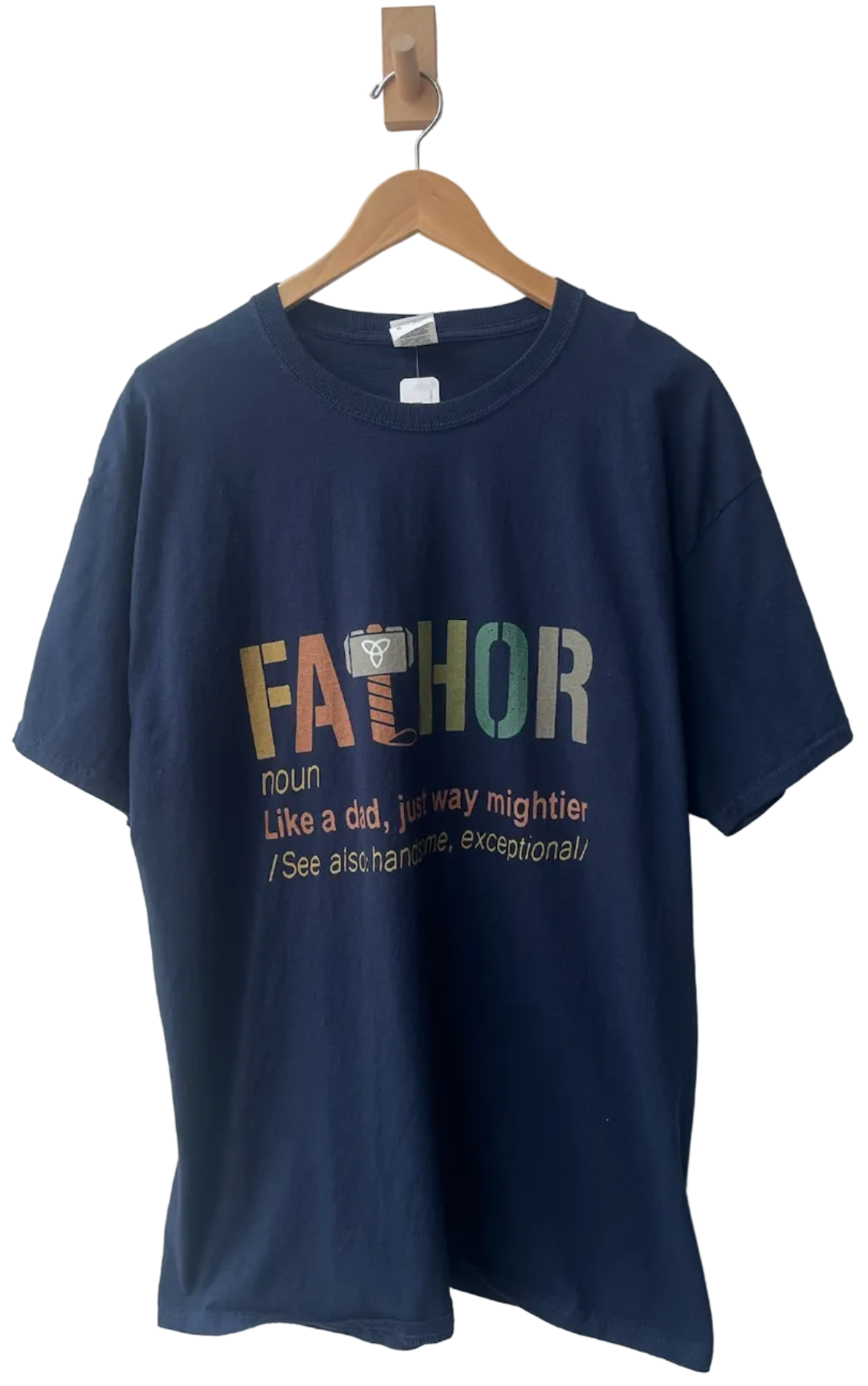 11-67-CH Navy Fathor Graphic T-shirt