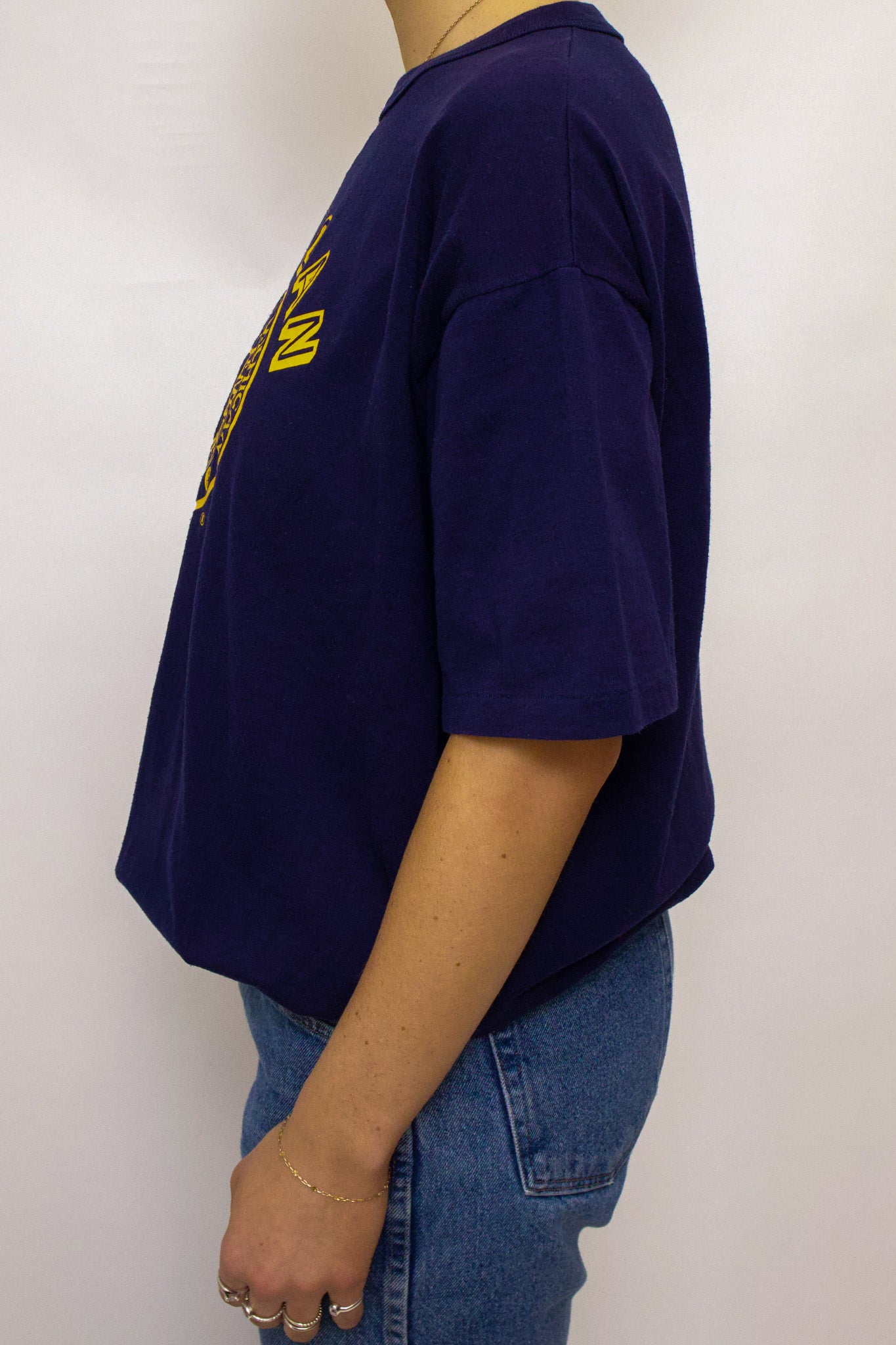 1A-29-CH University of Michigan Navy Tee