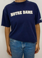 1A-30-CH Navy Notre Dame Tee