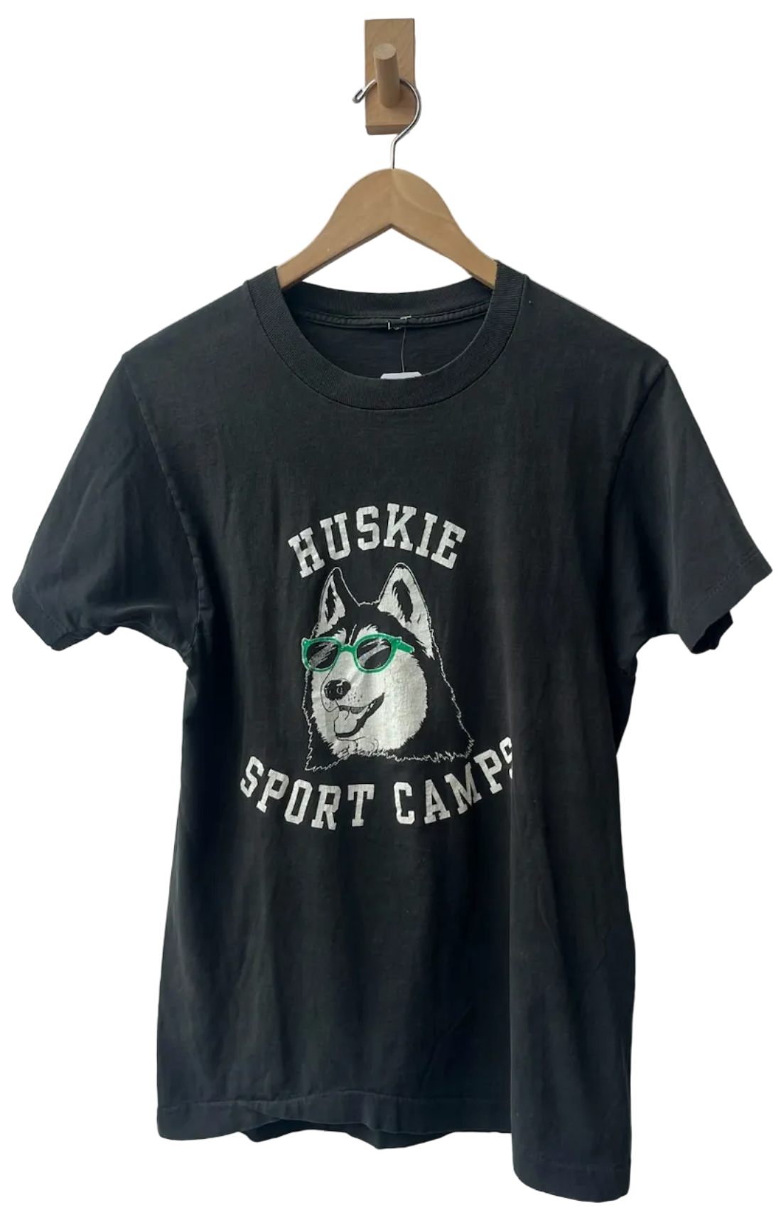 11-780-CH Black Huskie Sport Camps Graphic T-shirt