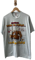 11-764-CH Grey Dawson City, Yukon Moose Graphic T-shirt