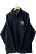 11-22-CH Black Quarter Zip Fleece