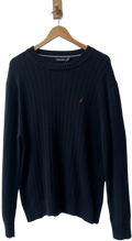 11-7-CH Black Long sleeve Knit Sweater