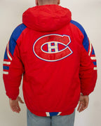 1A-208-CH Red & Blue MTL Canadiens Sports Puffer