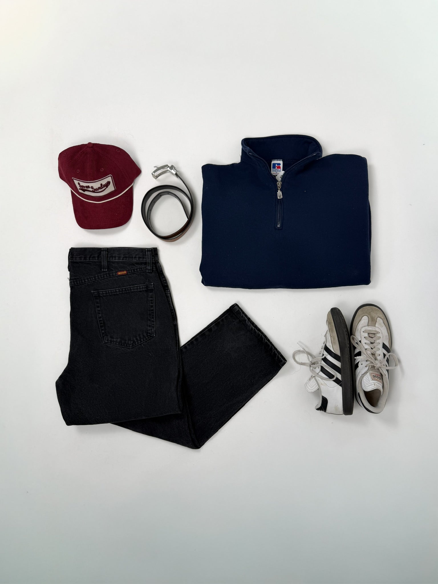 1A-82-CH Russell Athletics Navy Quarter Zip