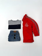 1A-180-CH Red Bonwitt Sport Jacket