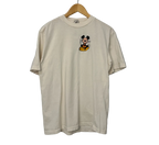 1A-162-CH White Mickey Embroidered Tee