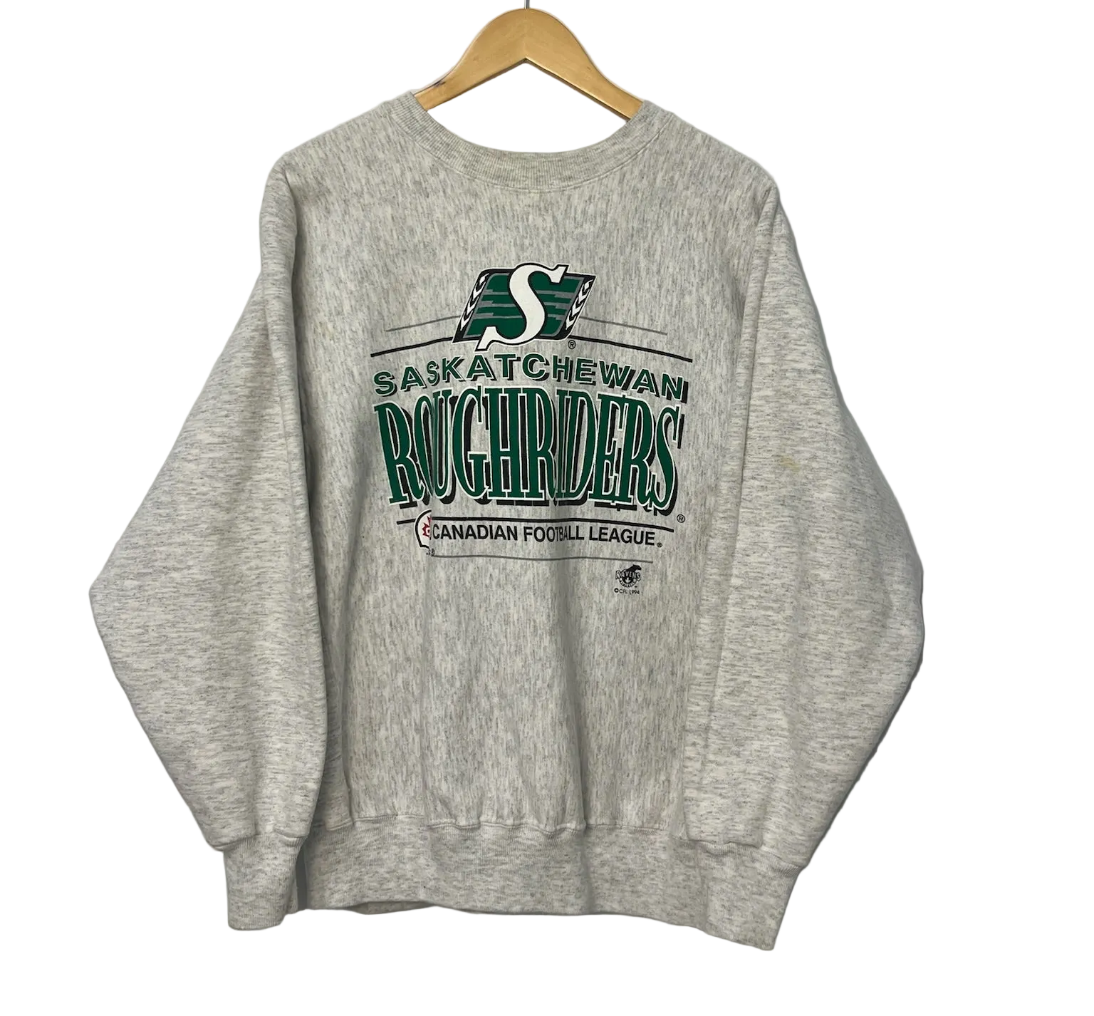 1A-154-CH Heather Grey Roughriders Sweatshirt