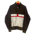 1A-178-CH Brown/White/Red Track Jacket