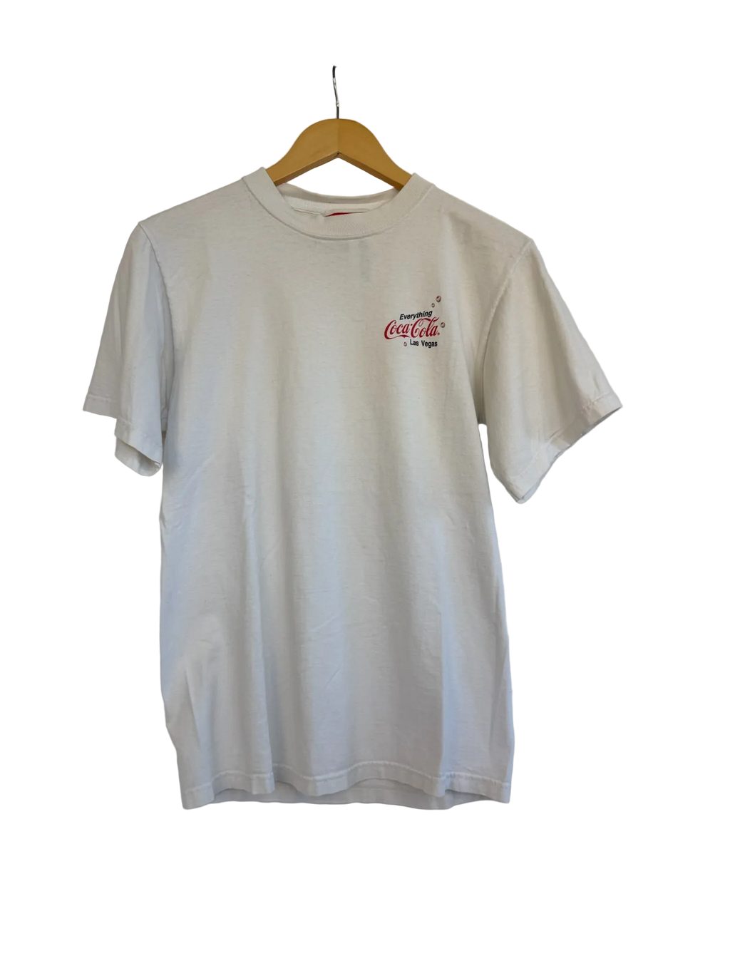 11-585-CH Las Vegas Coca- Cola White Vintage T