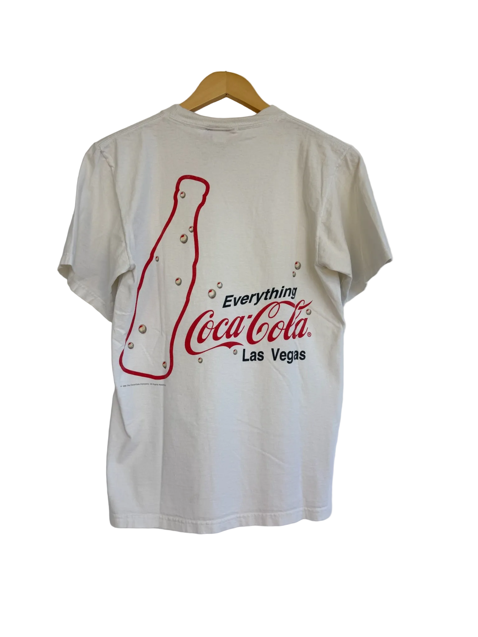 11-585-CH Las Vegas Coca- Cola White Vintage T