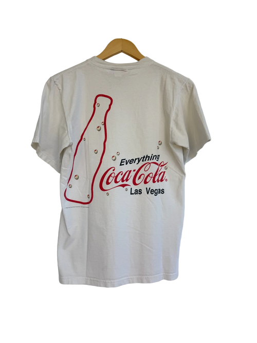 11-585-CH Las Vegas Coca- Cola White Vintage T