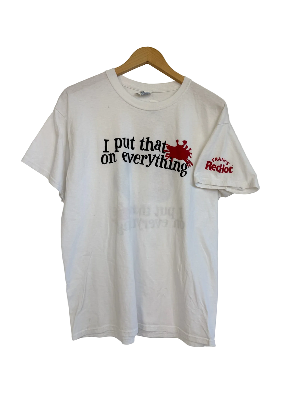 11-750-CH White Frank's Red Hot Graphic T-shirt