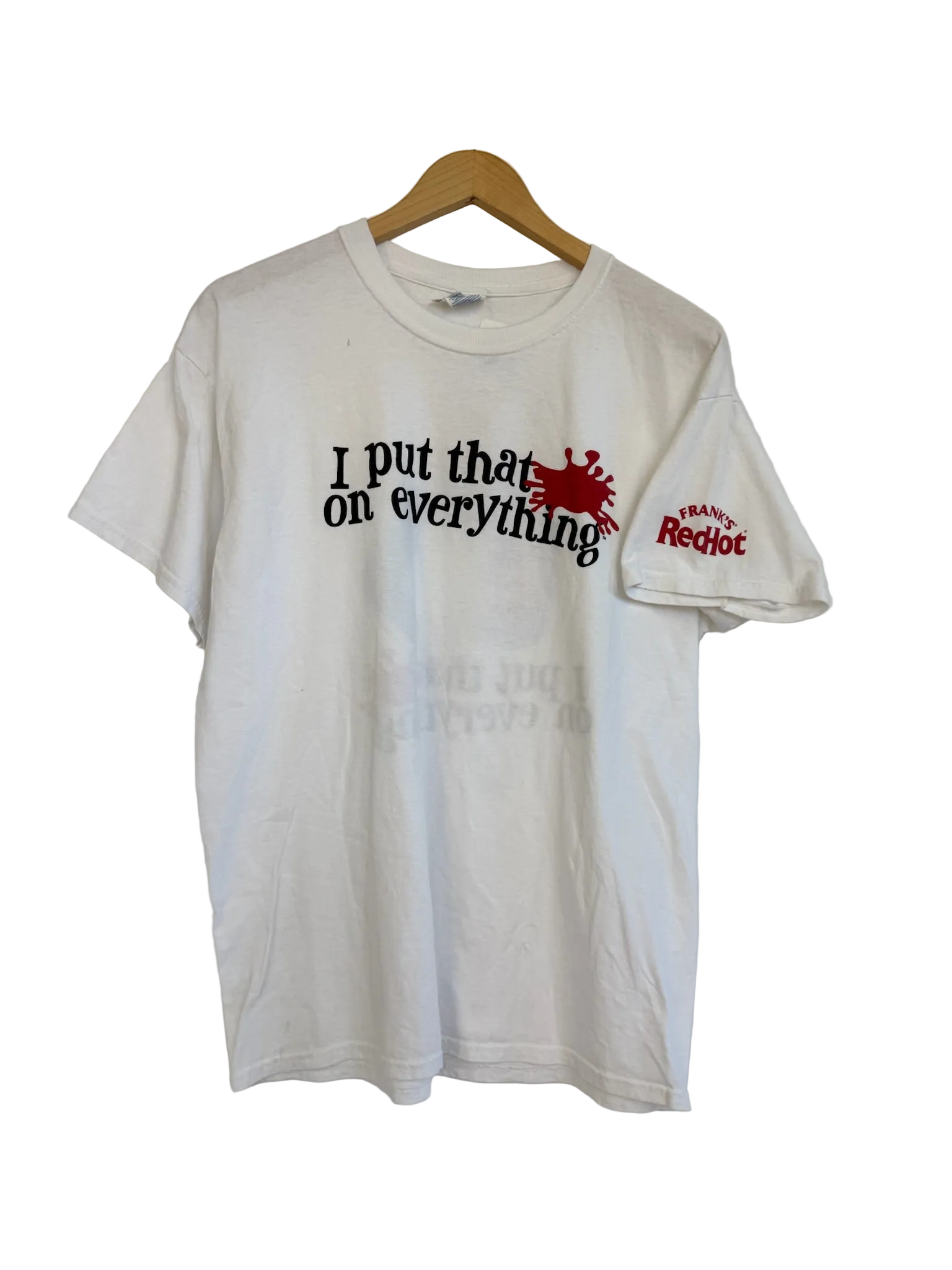 11-750-CH White Frank's Red Hot Graphic T-shirt