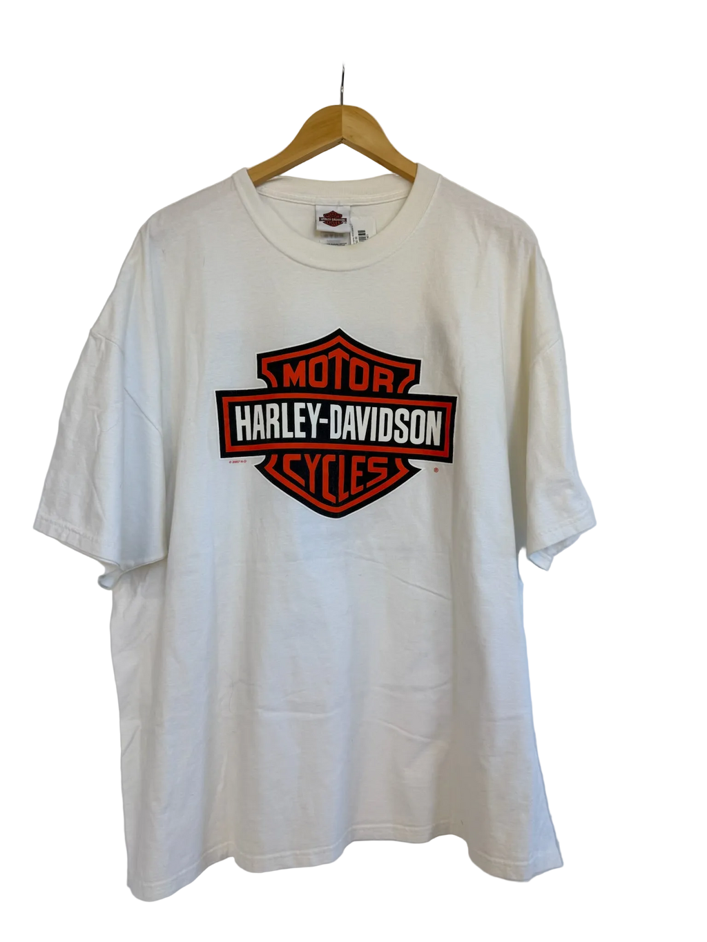 11-578-CH Dale's Harley White Graphic T