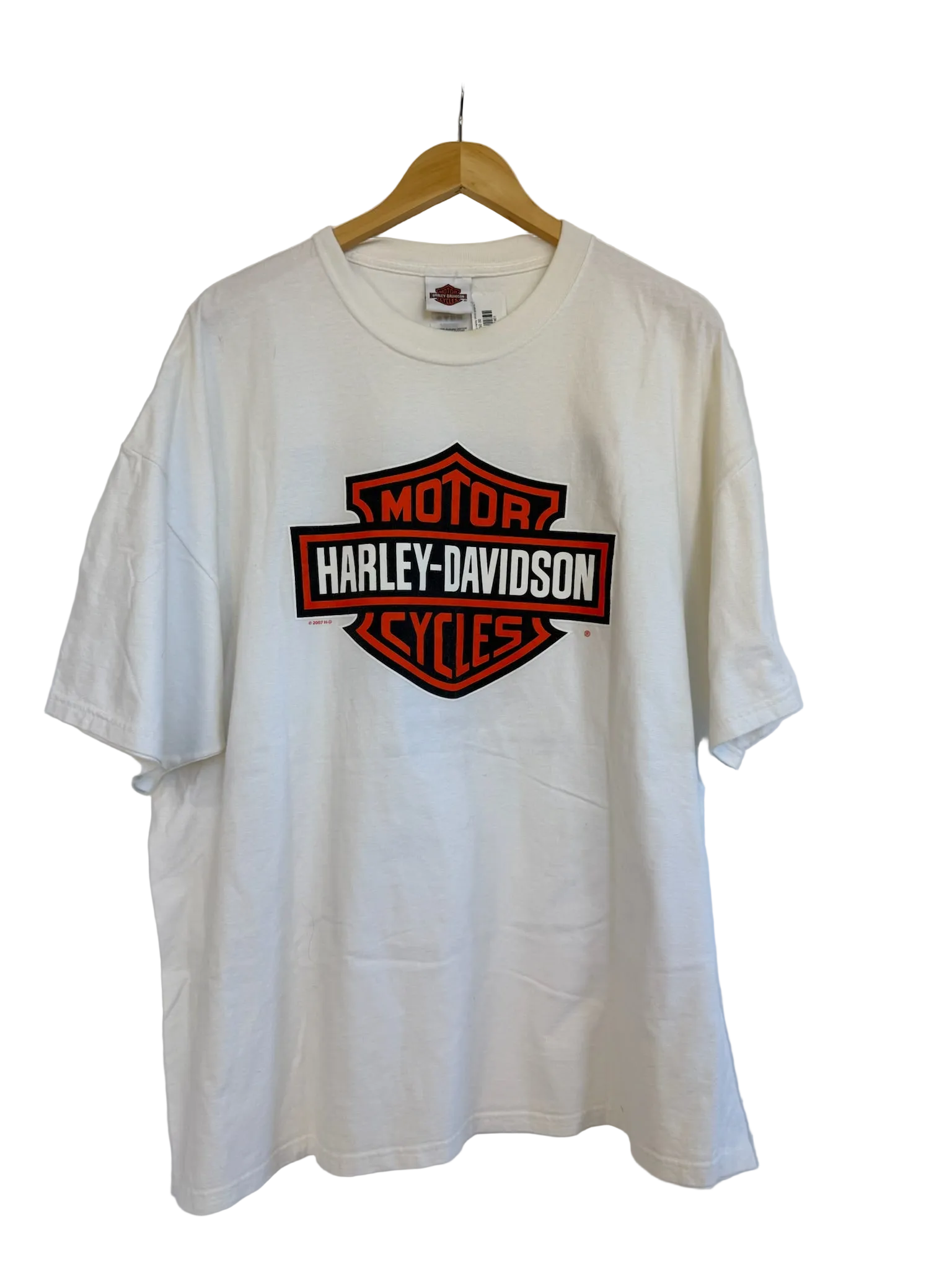 11-578-CH Dale's Harley White Graphic T