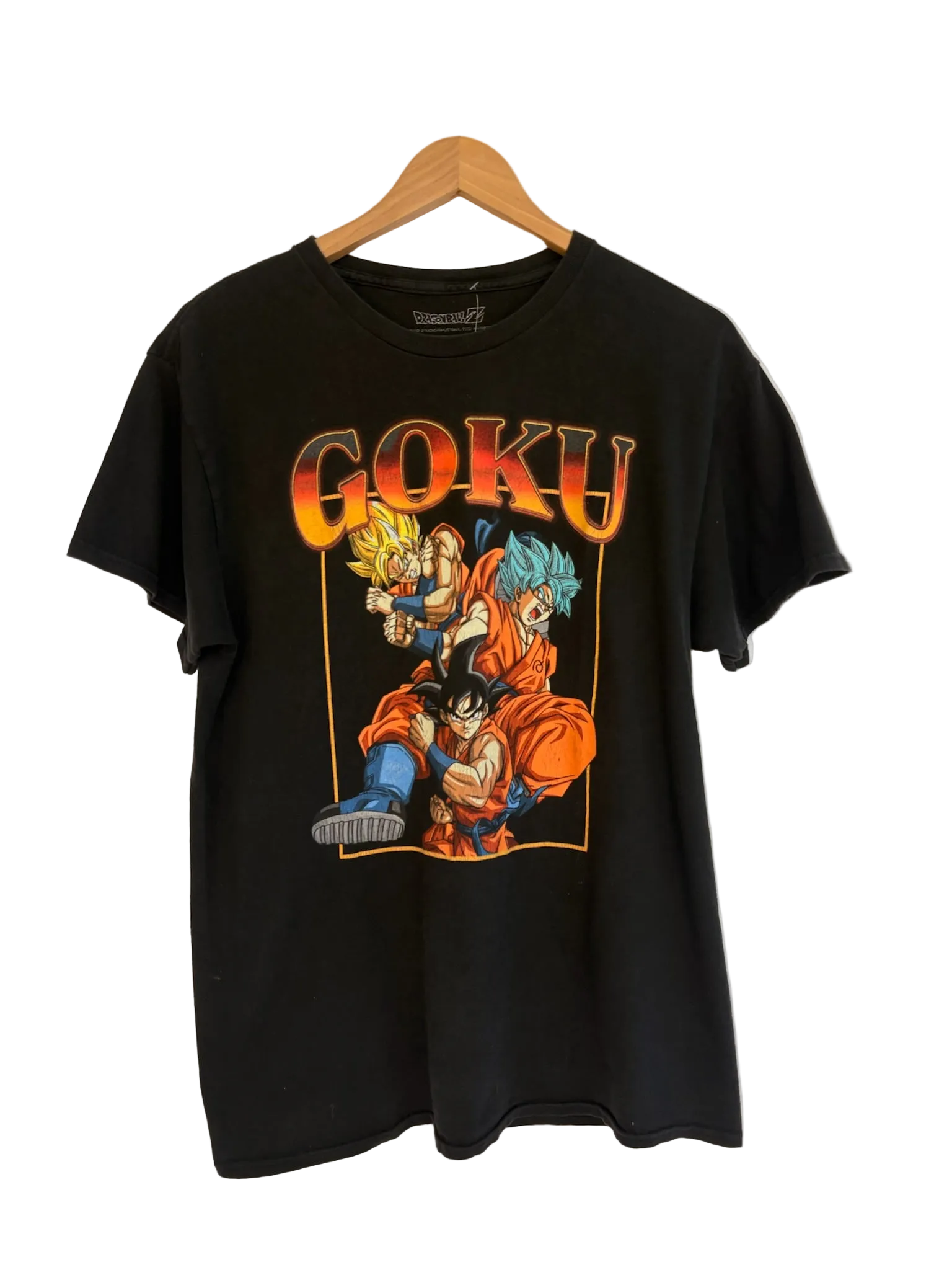 11-493-CH Black Goku Graphic T-shirt