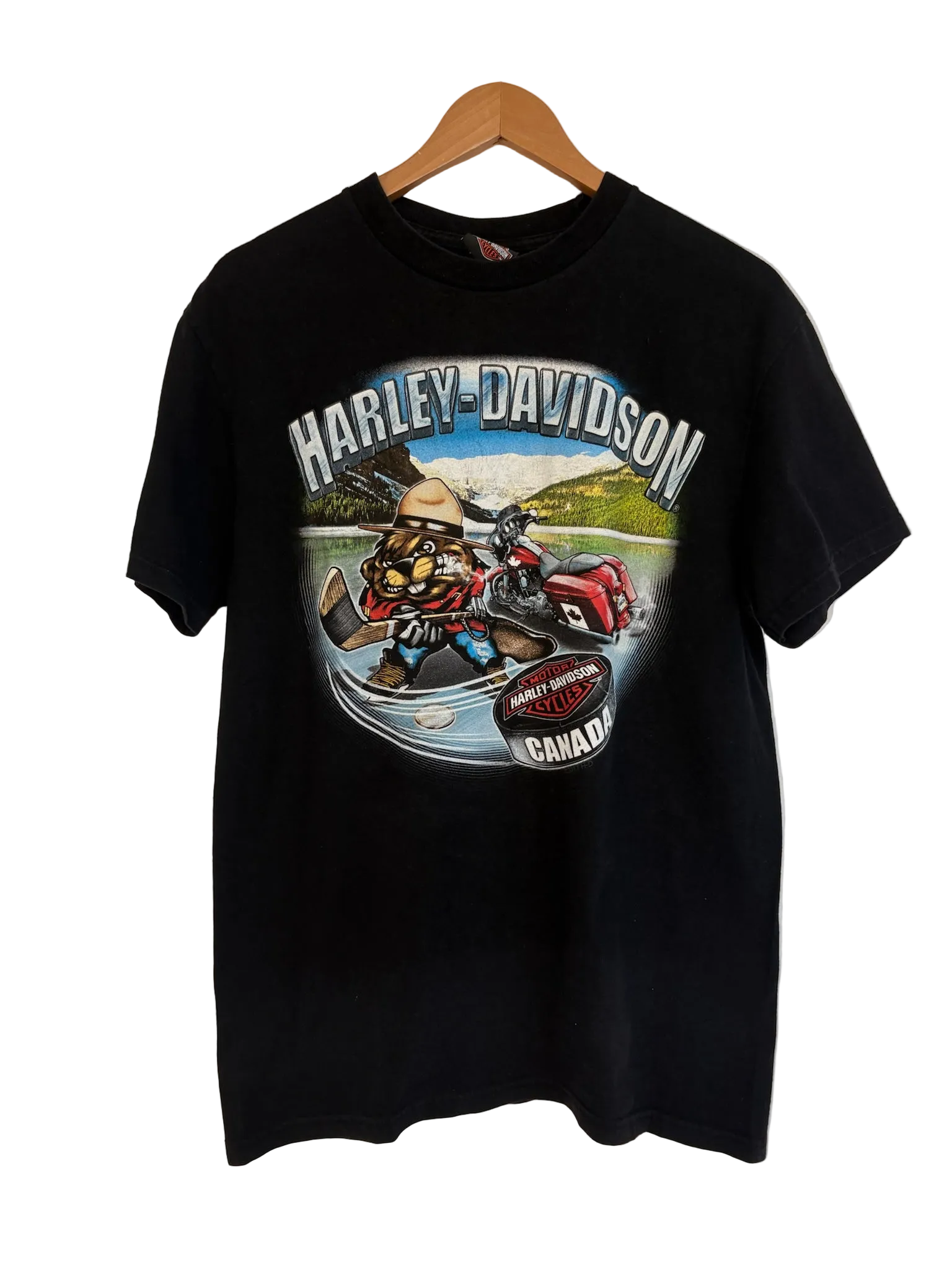 11-496-CH Black Harley Davidson Graphic T-shirt