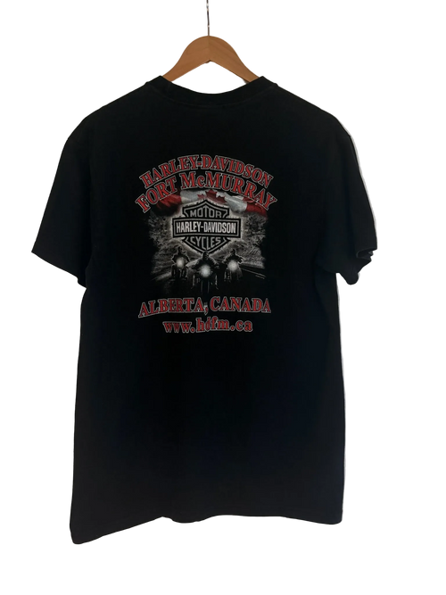 11-496-CH Black Harley Davidson Graphic T-shirt